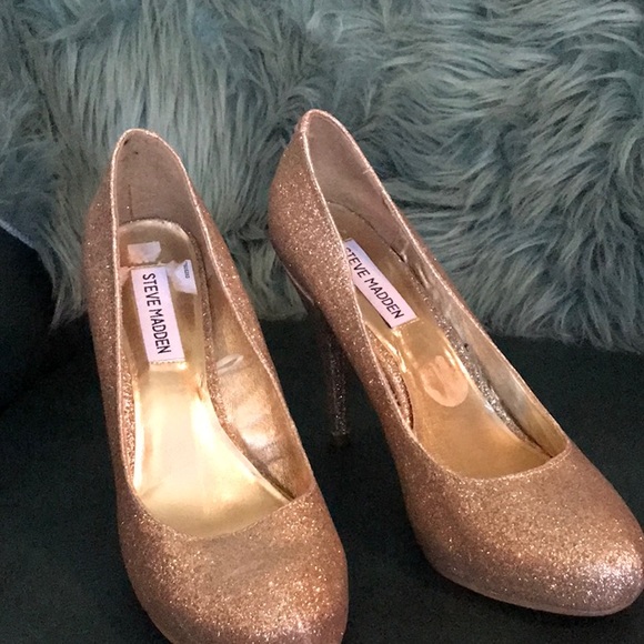 Steve Madden Sparkle Platform Pumps 8.5 M - Picture 5 of 11